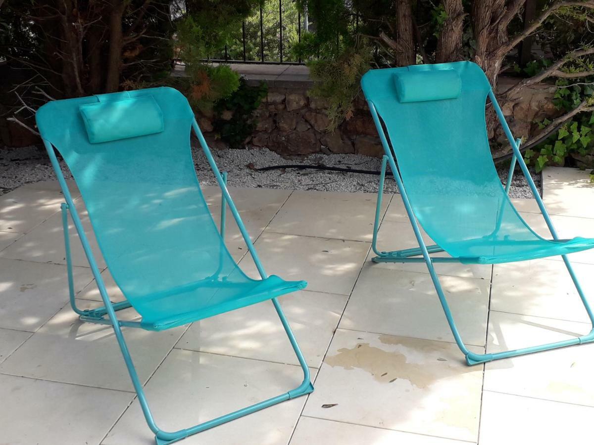 Bandol Nature Et Loisirs: Parking/ Piscine Bagian luar foto